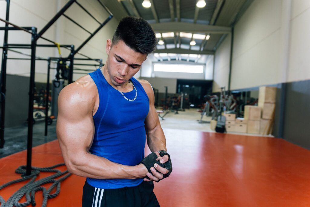 muscular man showing off his body 2023 11 27 05 25 11 utc