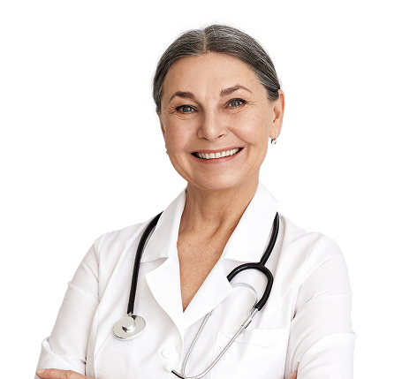 expressive senior woman posing ()