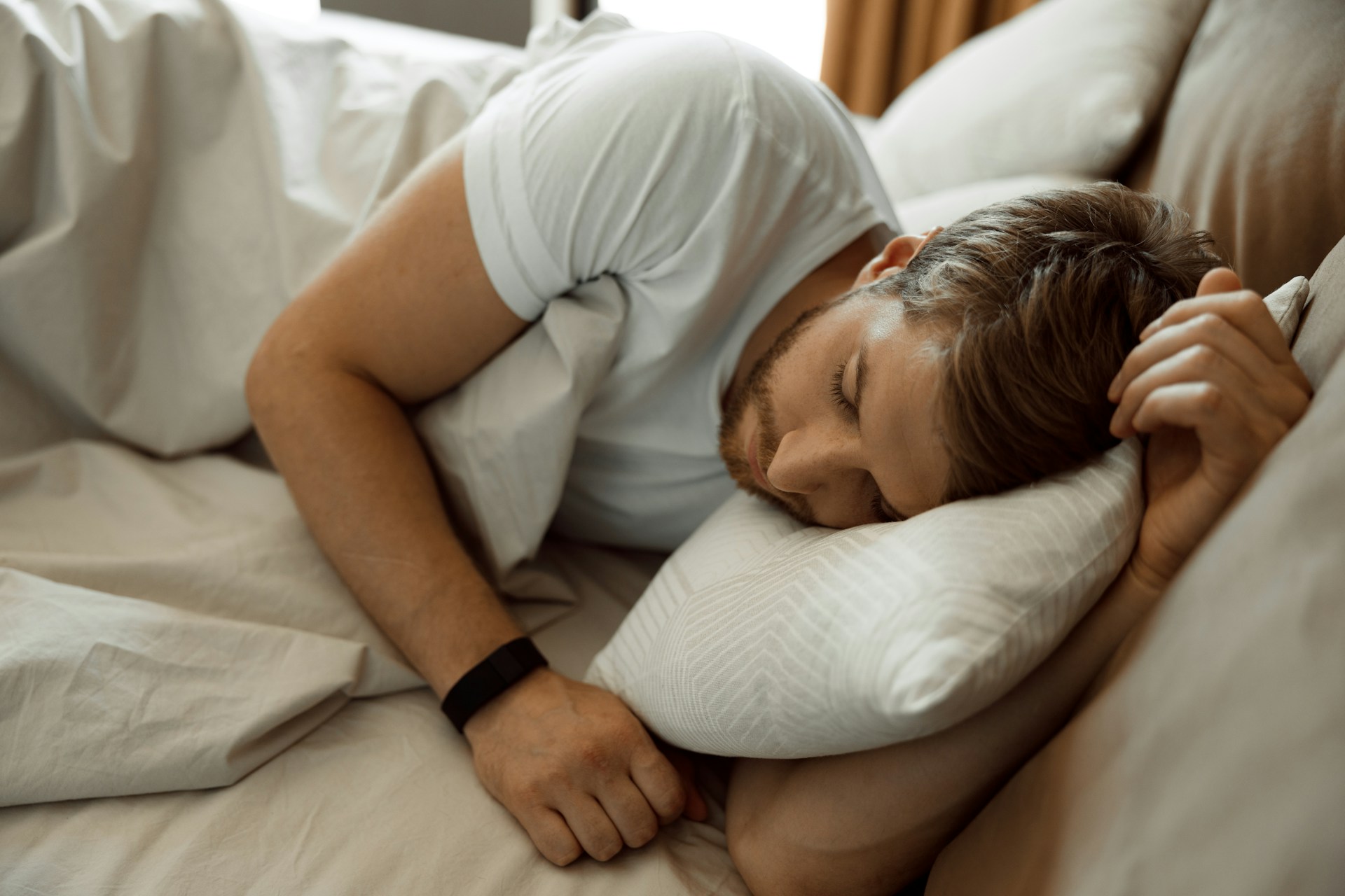 sleeping man